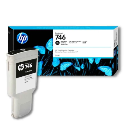 Cartucho de tinta HP 746 negro fotográfico DesignJet P2V82A 300ml